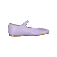 Papanatas Lavender Leather Mary Janes