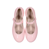 Papanatas Soft Pink Patent Leather Mary Janes
