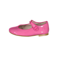 Papanatas Fuchsia Patent Leather Mary Janes