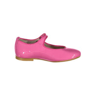 Papanatas Fuchsia Patent Leather Mary Janes