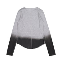FYI Heather Grey Dip Dye Tee