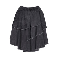 FYI Dark Denim Layered Skirt