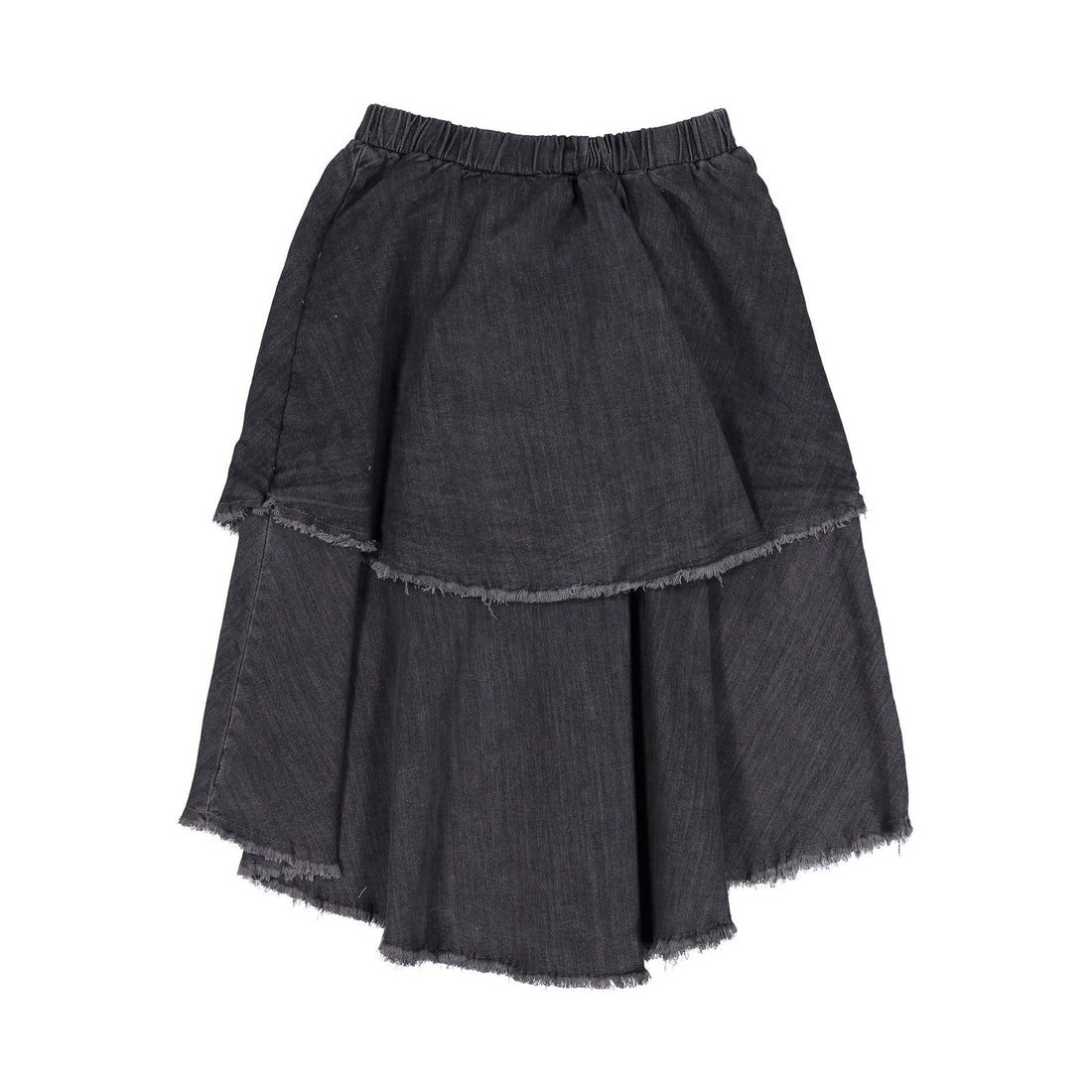 FYI Dark Denim Layered Skirt