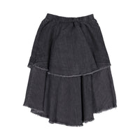 FYI Dark Denim Layered Skirt