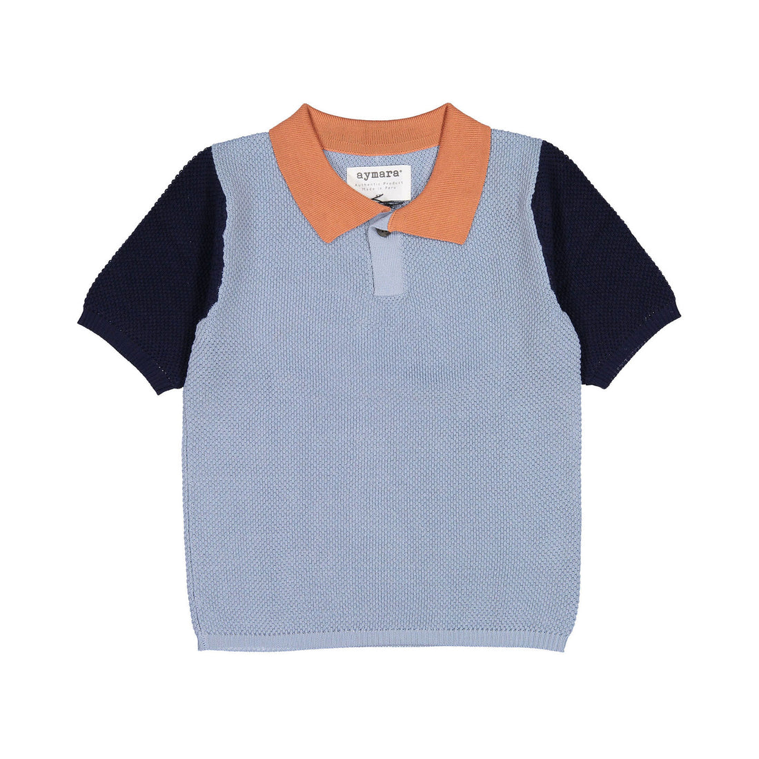 Aymara Sky Colorblock Enzo Knit Pullover