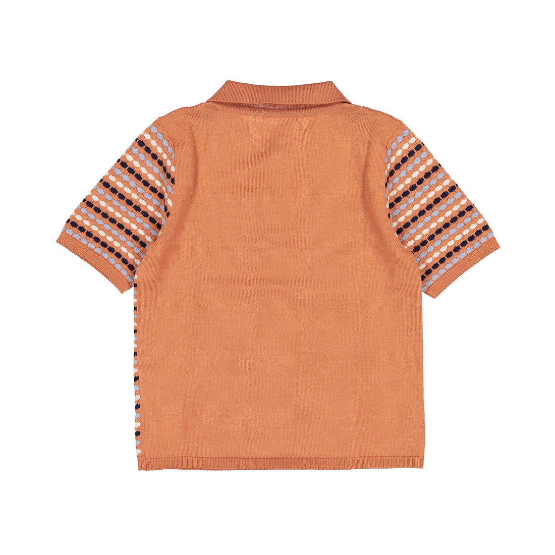 Aymara Copper Woven Lucas Knit Polo