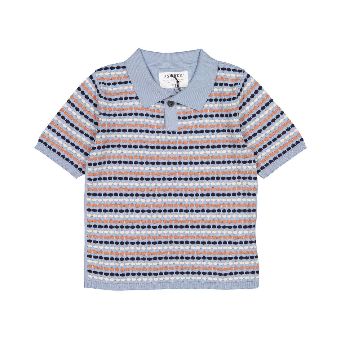 Aymara Sky Woven Lucas Knit Polo