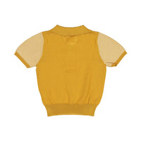 Aymara Honey Thin Stripe Knit Benita Polo