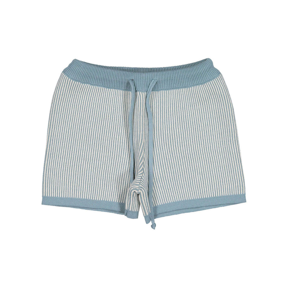 Aymara Petrol Stripe Anita Knit Shorts