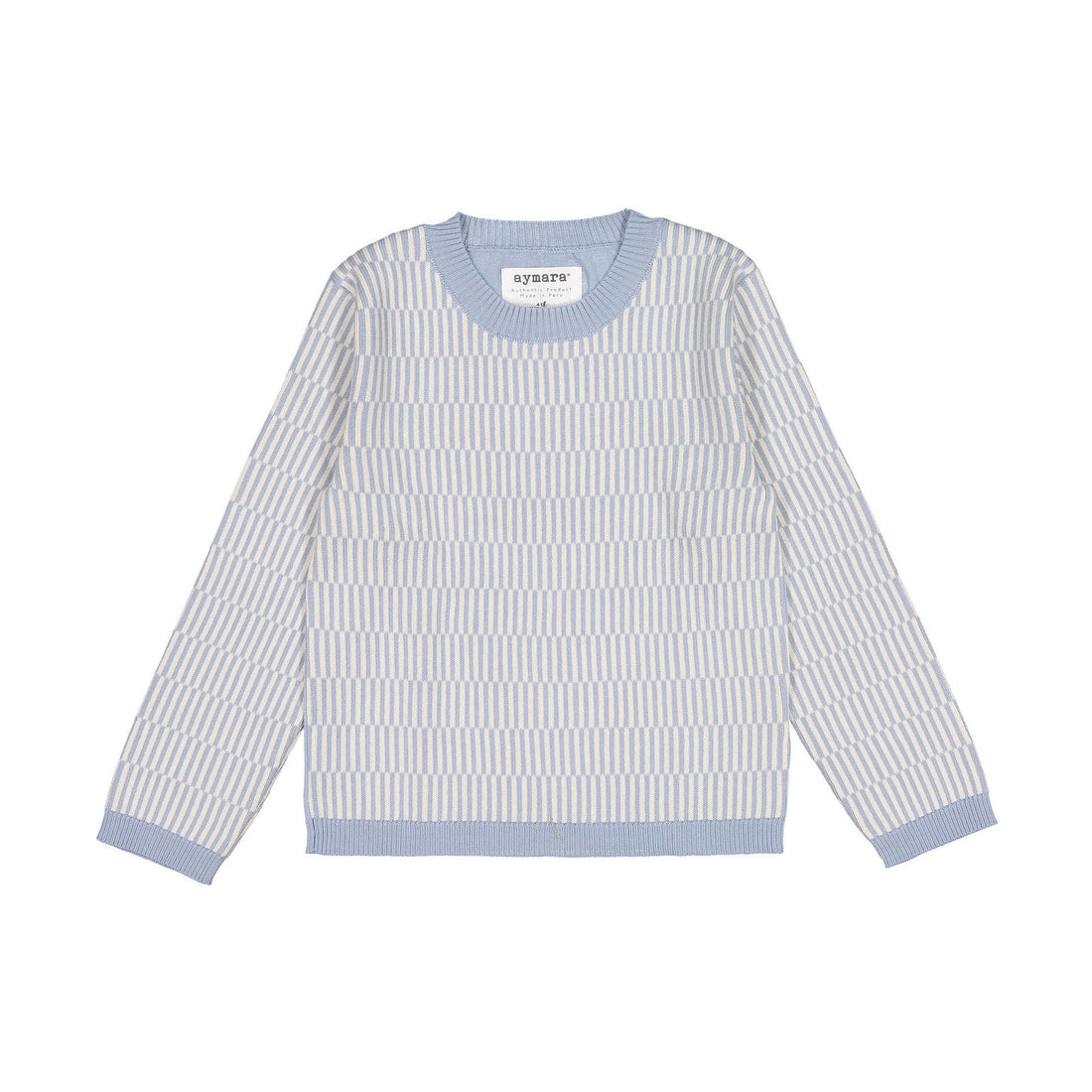 Aymara Sky Bert Cotton Knit Pullover