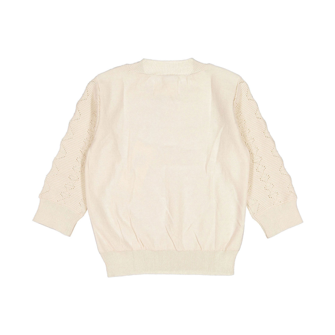 Aymara Ecru Diamond Openwork Anja Sweater