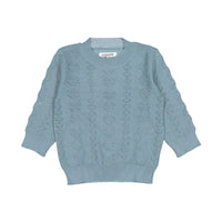 Aymara Petrol Diamond Openwork Anja Sweater
