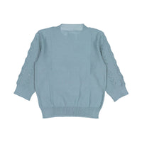 Aymara Petrol Diamond Openwork Anja Sweater