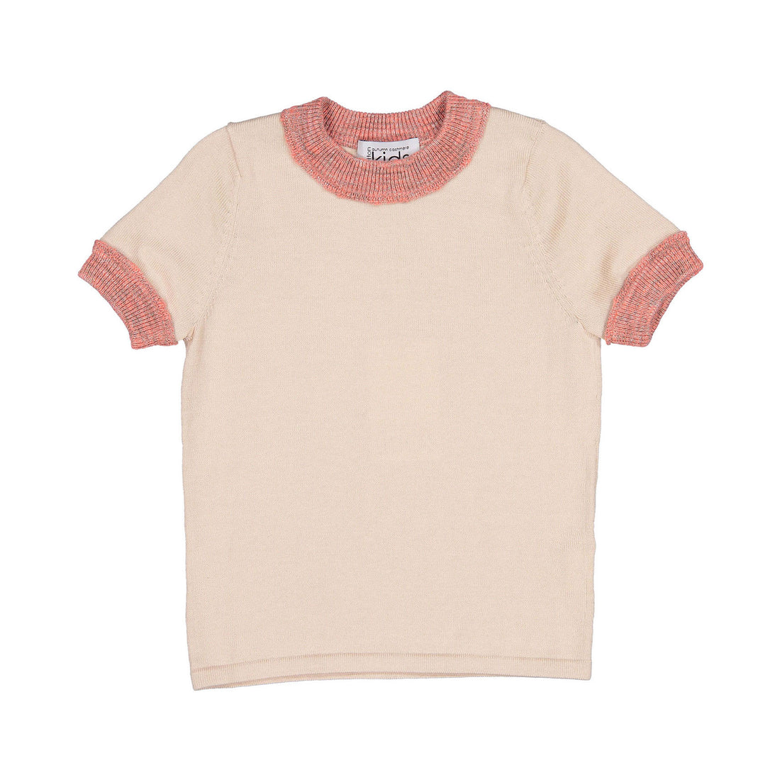 Autumn Cashmere Latte Sunset Multi Media Trim Tee