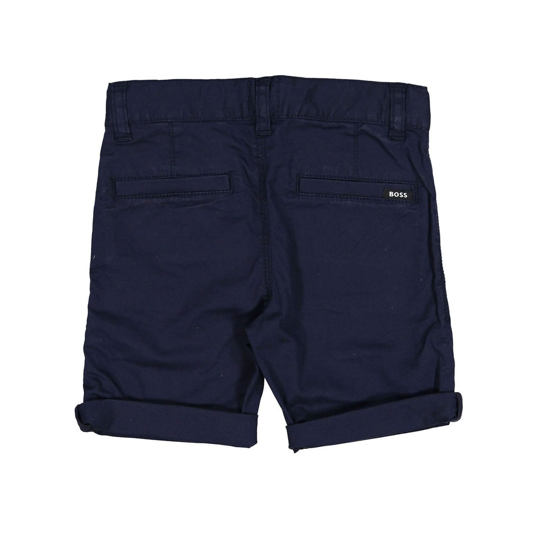 Hugo Boss Navy Twill Bermuda Shorts