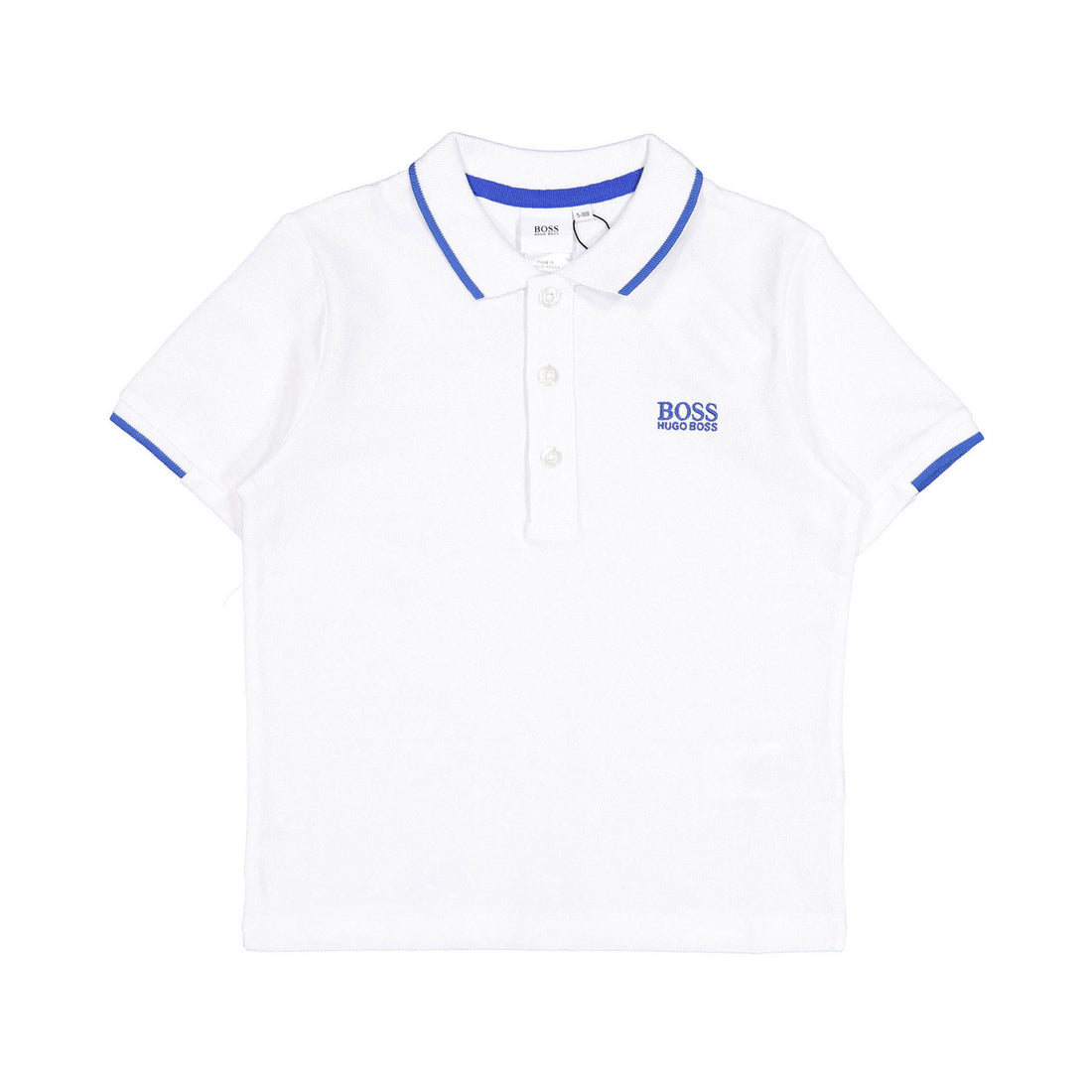 Hugo Boss White Logo On Chest Polo
