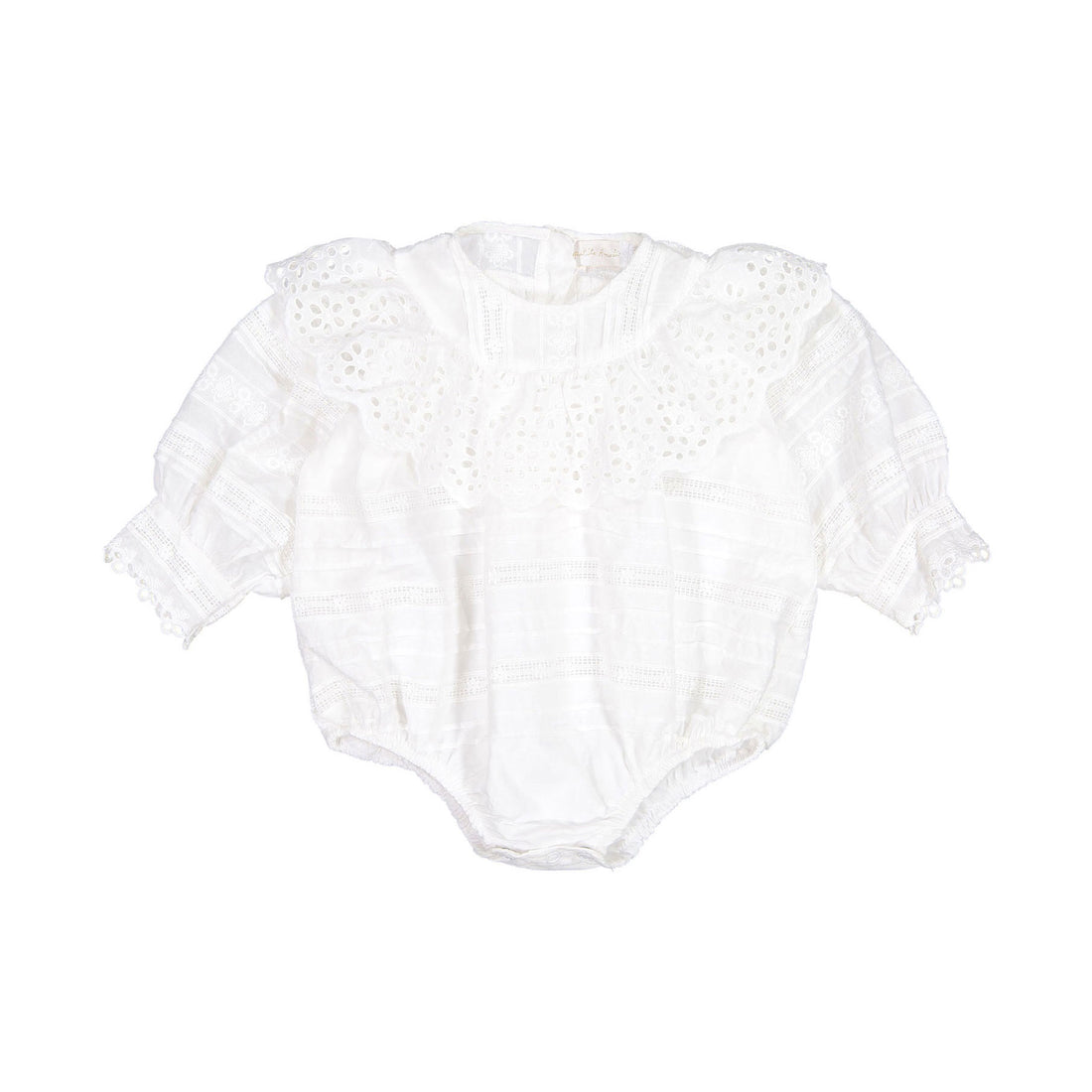 Petite Amalie Embrodiered Vintage Romper