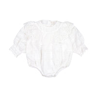 Petite Amalie Embrodiered Vintage Romper