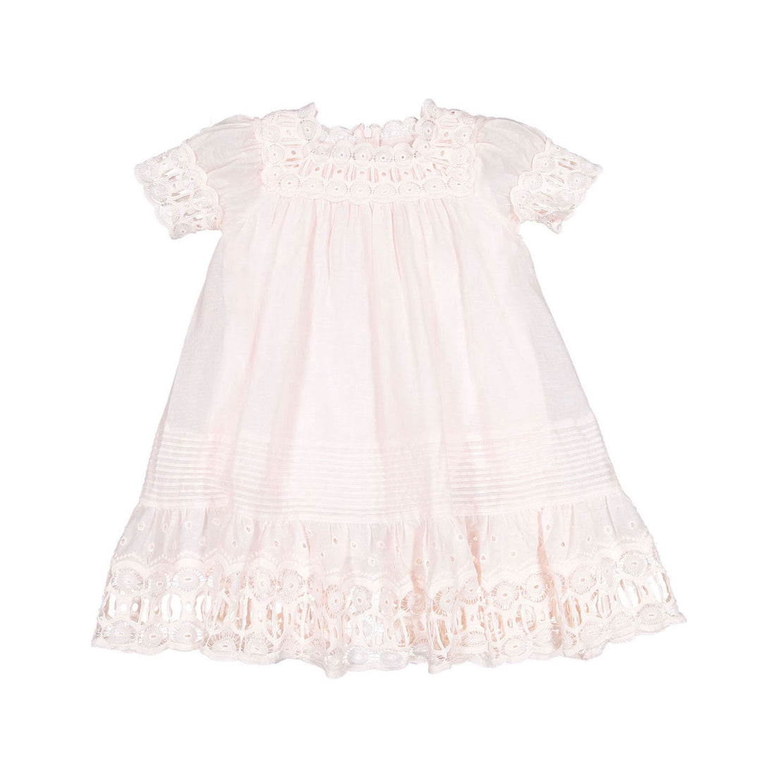 Petite Amalie Mary Embrodiered Border Dress