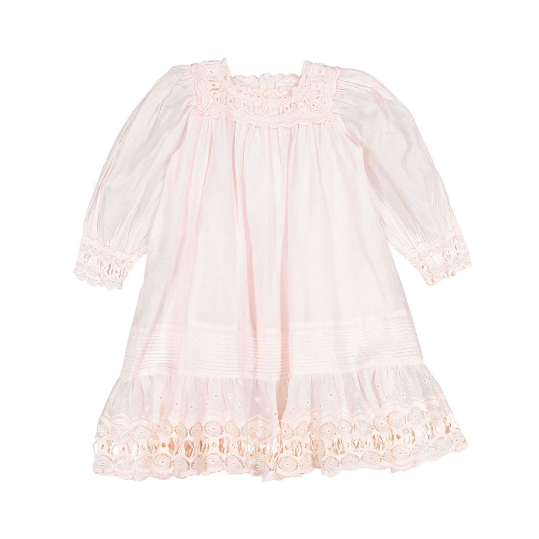 Petite Amalie Mary Embrodiered Border Dress