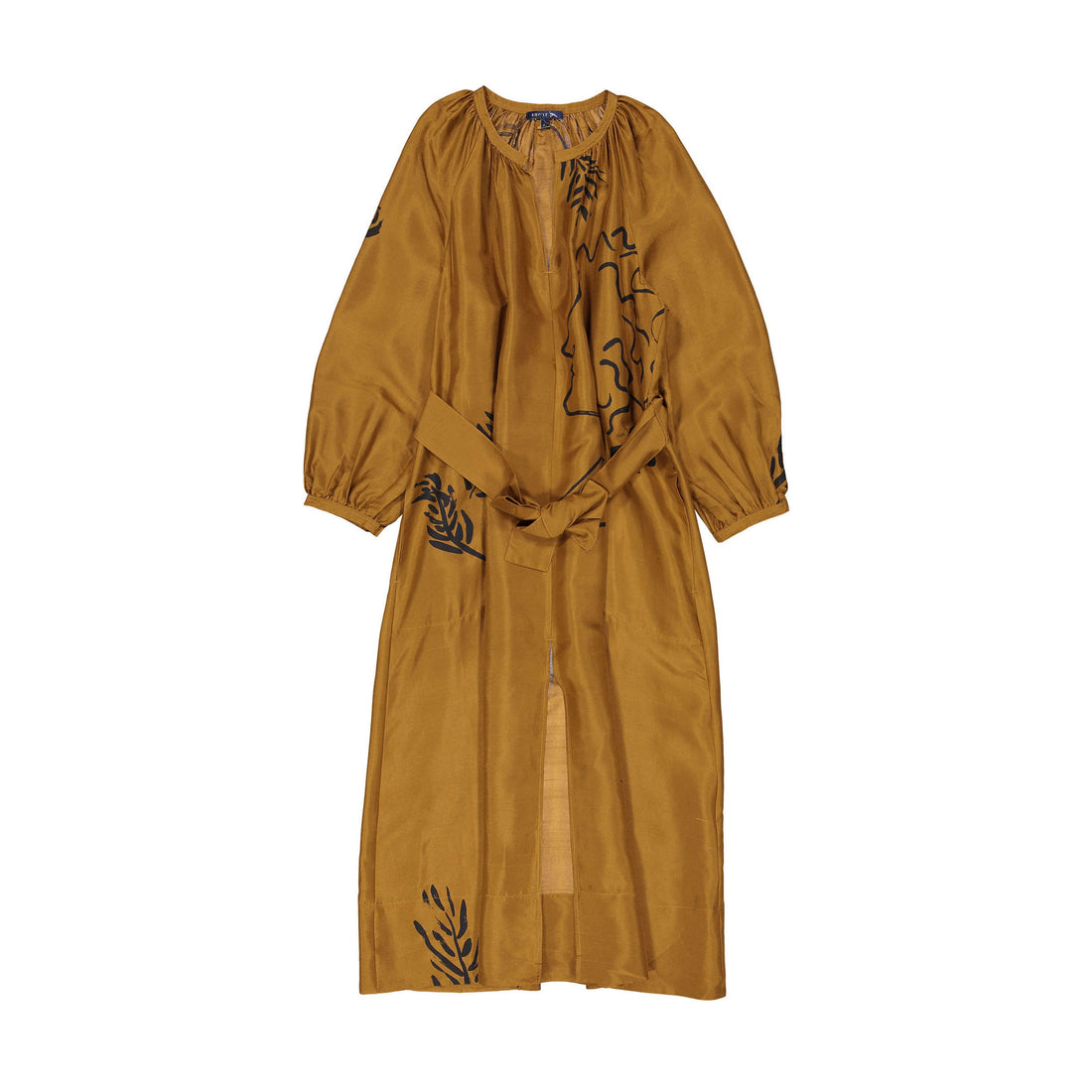 Soeur Brown Olbia Silky Womens Dress