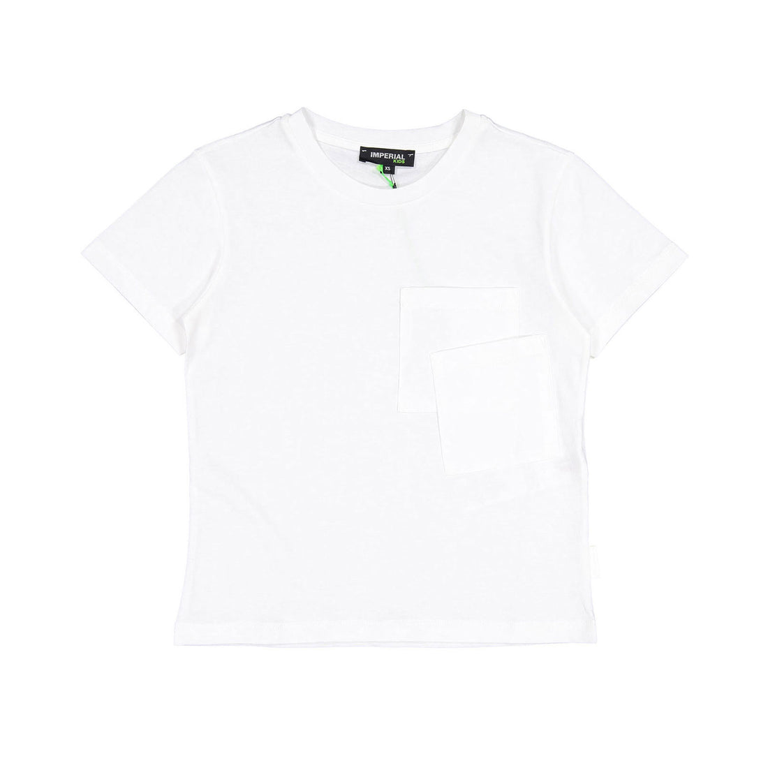 IMPERIAL White Double Pocket Tee