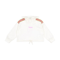 IMPERIAL White Trim Detail Logo Hoodie
