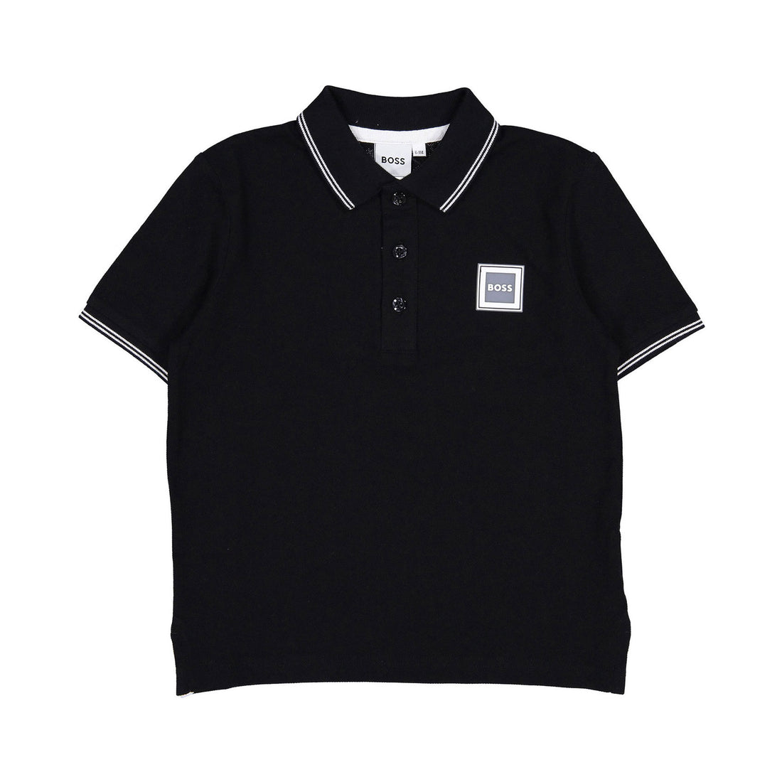 Hugo Boss Black Transparent Badge On Chest Polo