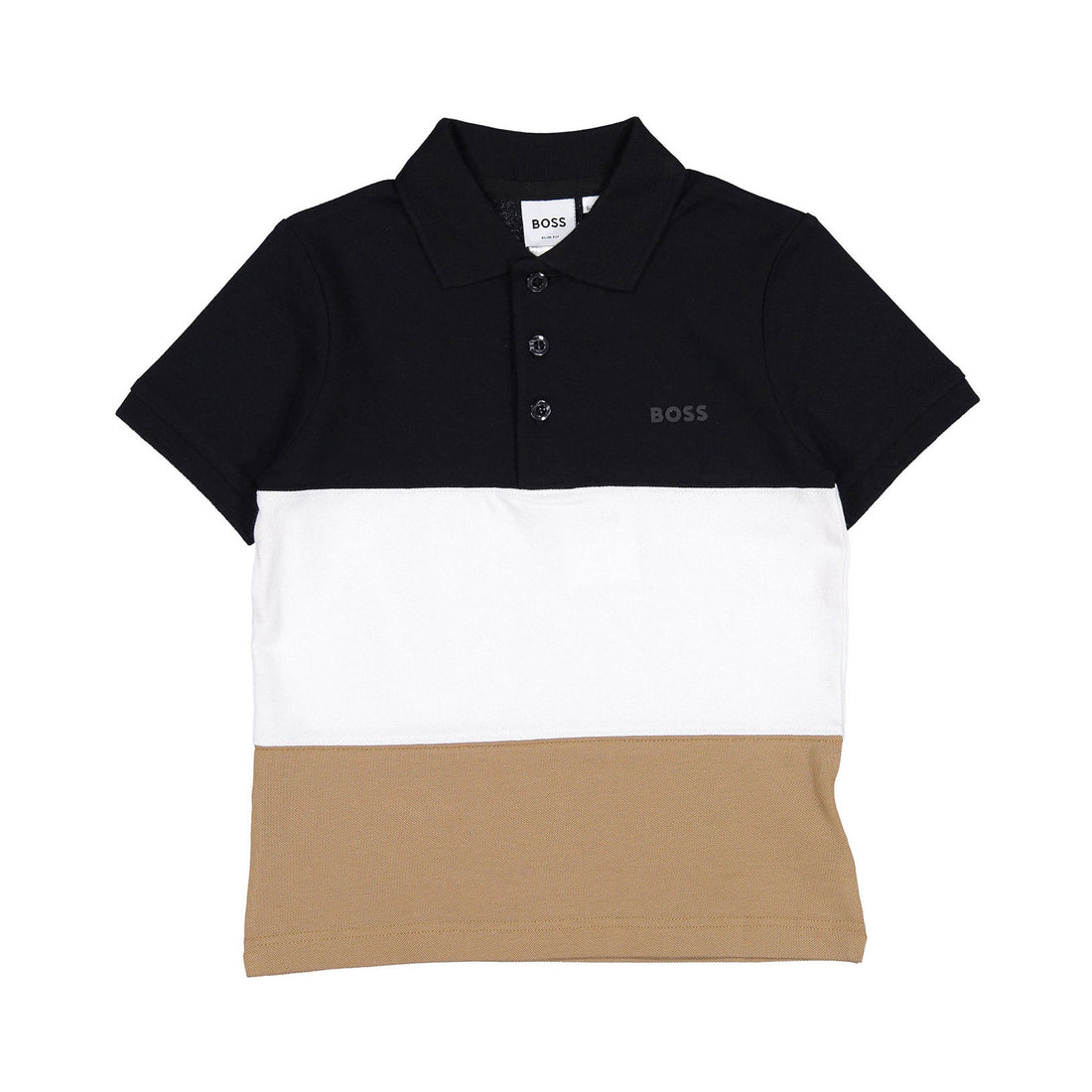 Hugo Boss Black Contrast Coloblock  Polo
