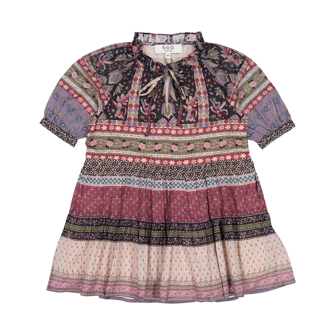 Sea Brooke Border Dress