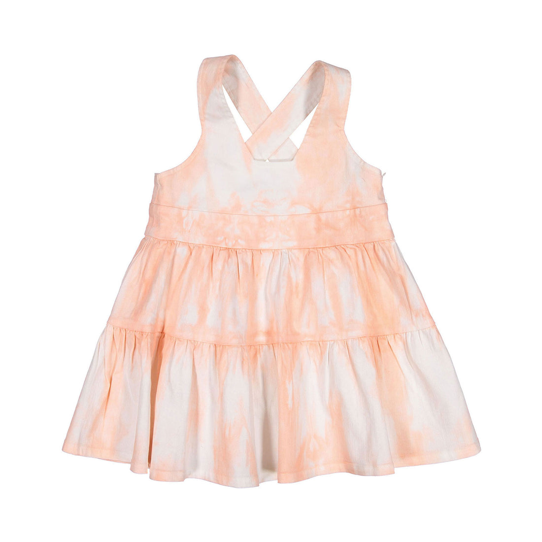 Steph Tie Dye Denim Pinafore