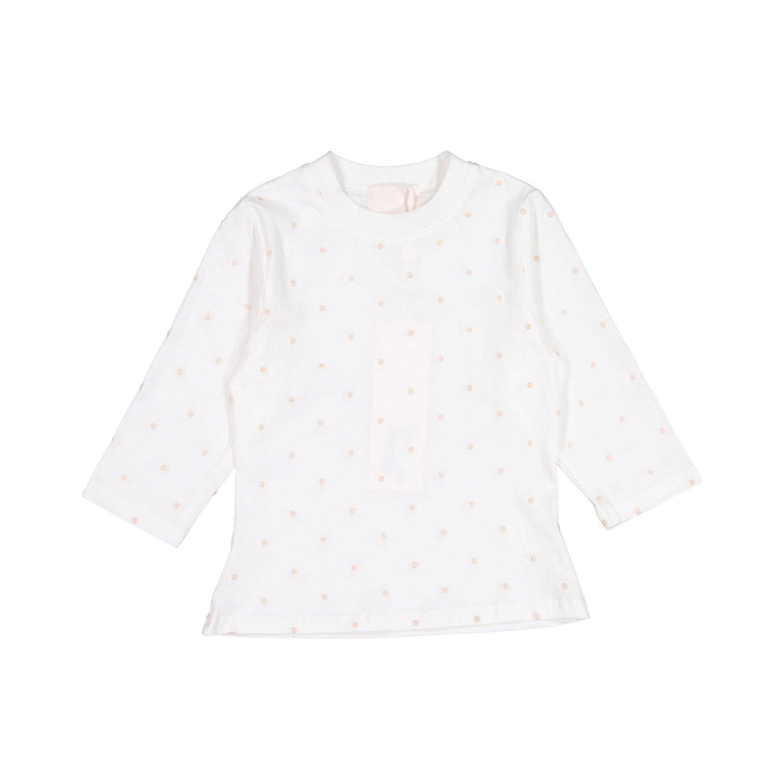 Steph 3/4 Sleeve Embroidered Dot T-shirt