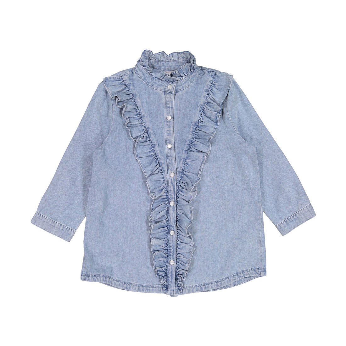 Steph 3/4 Sleeve Denim Shirt