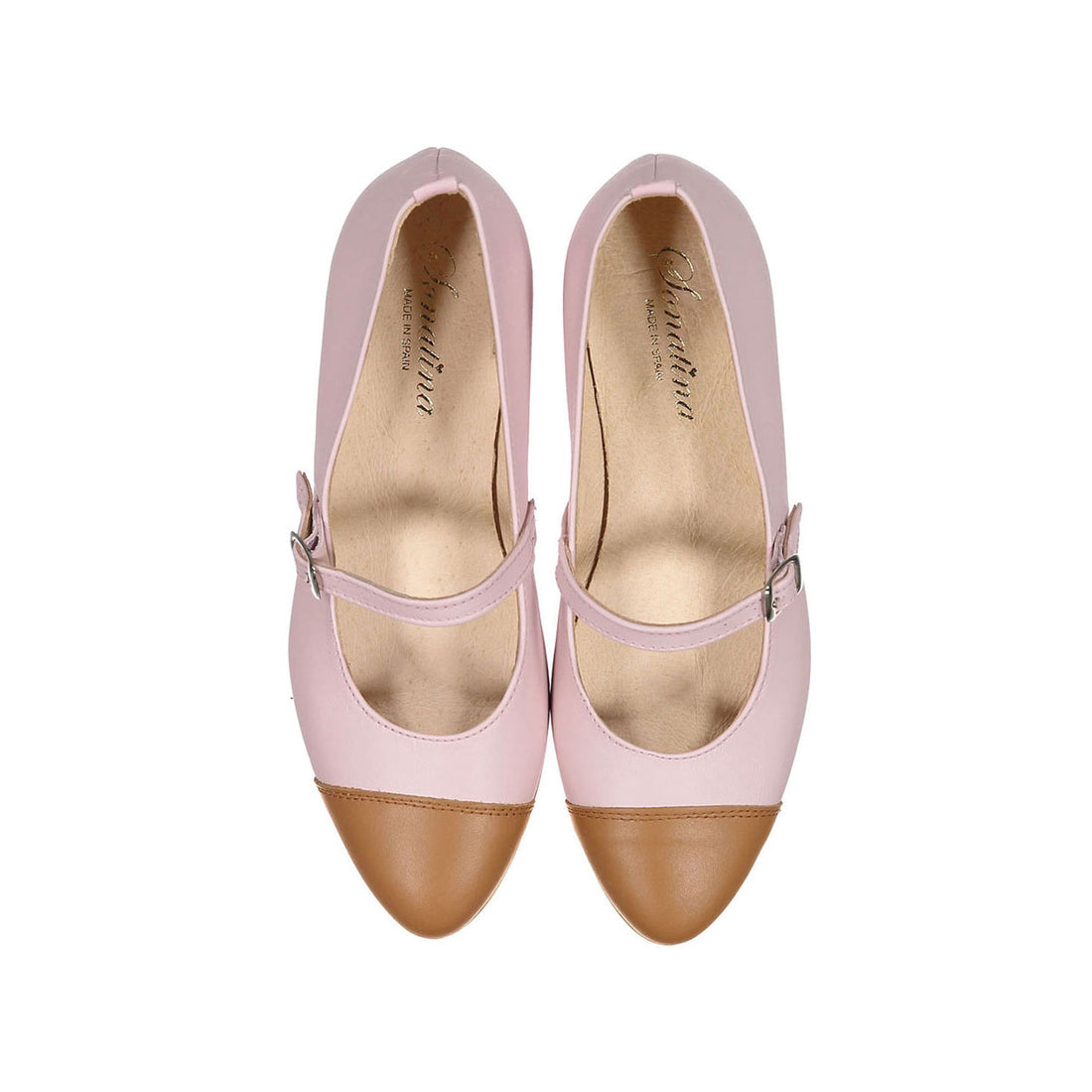 Sonatina Rose/Camel Marylou Mary Janes