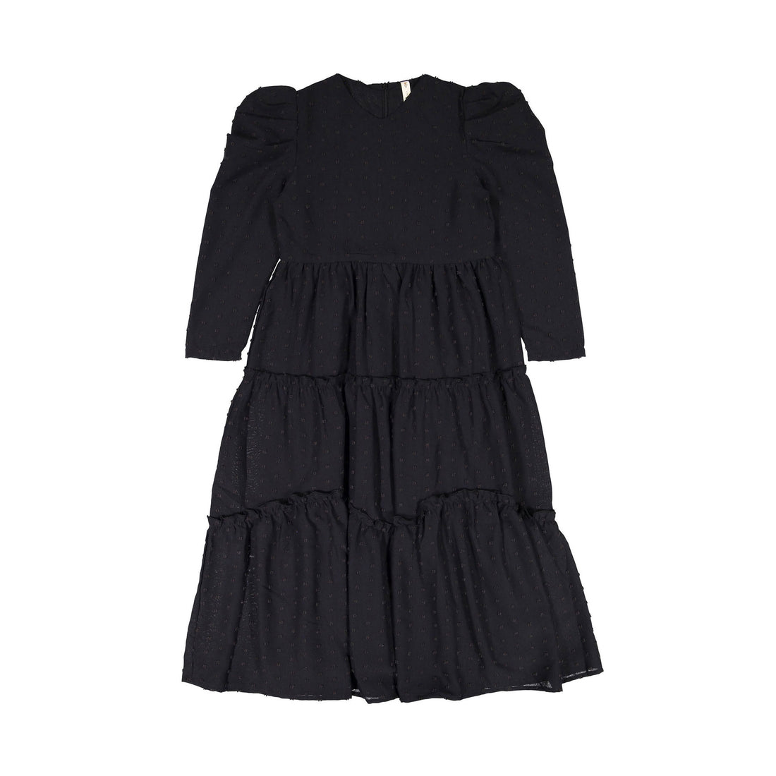 black midi business dress Black Midi Dress With Pockets