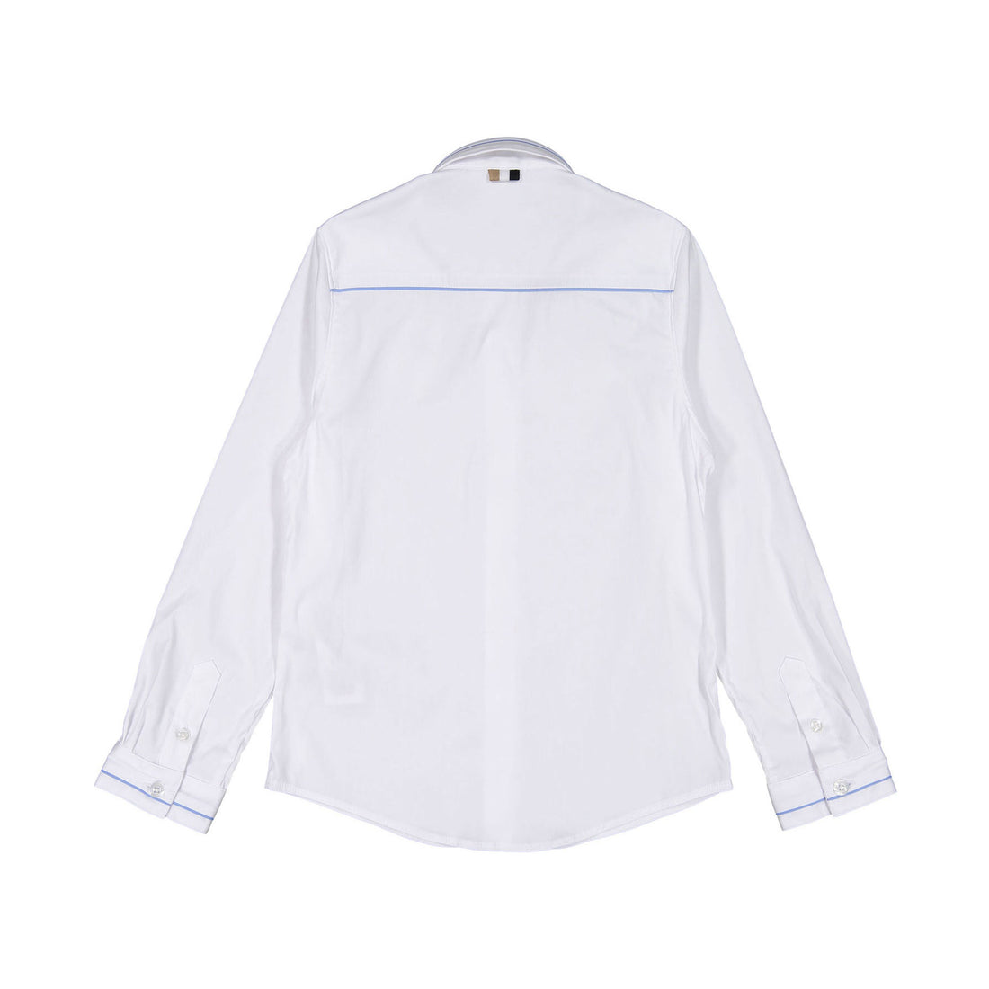 Hugo Boss White Long Sleeve Poplin Shirt