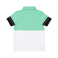 Hugo Boss Green Colorblock Polo