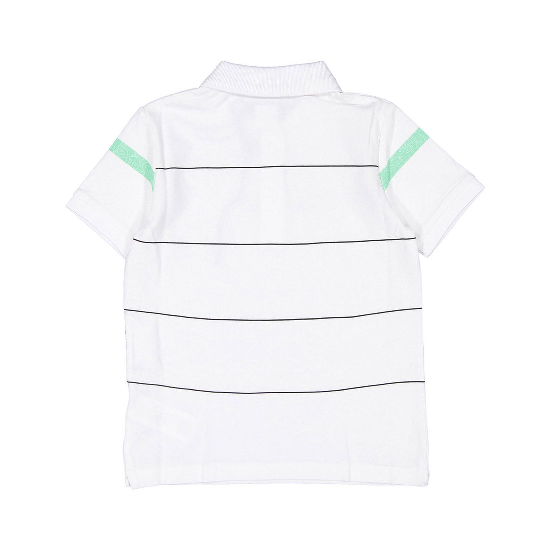Hugo Boss White Branded Stripe Polo