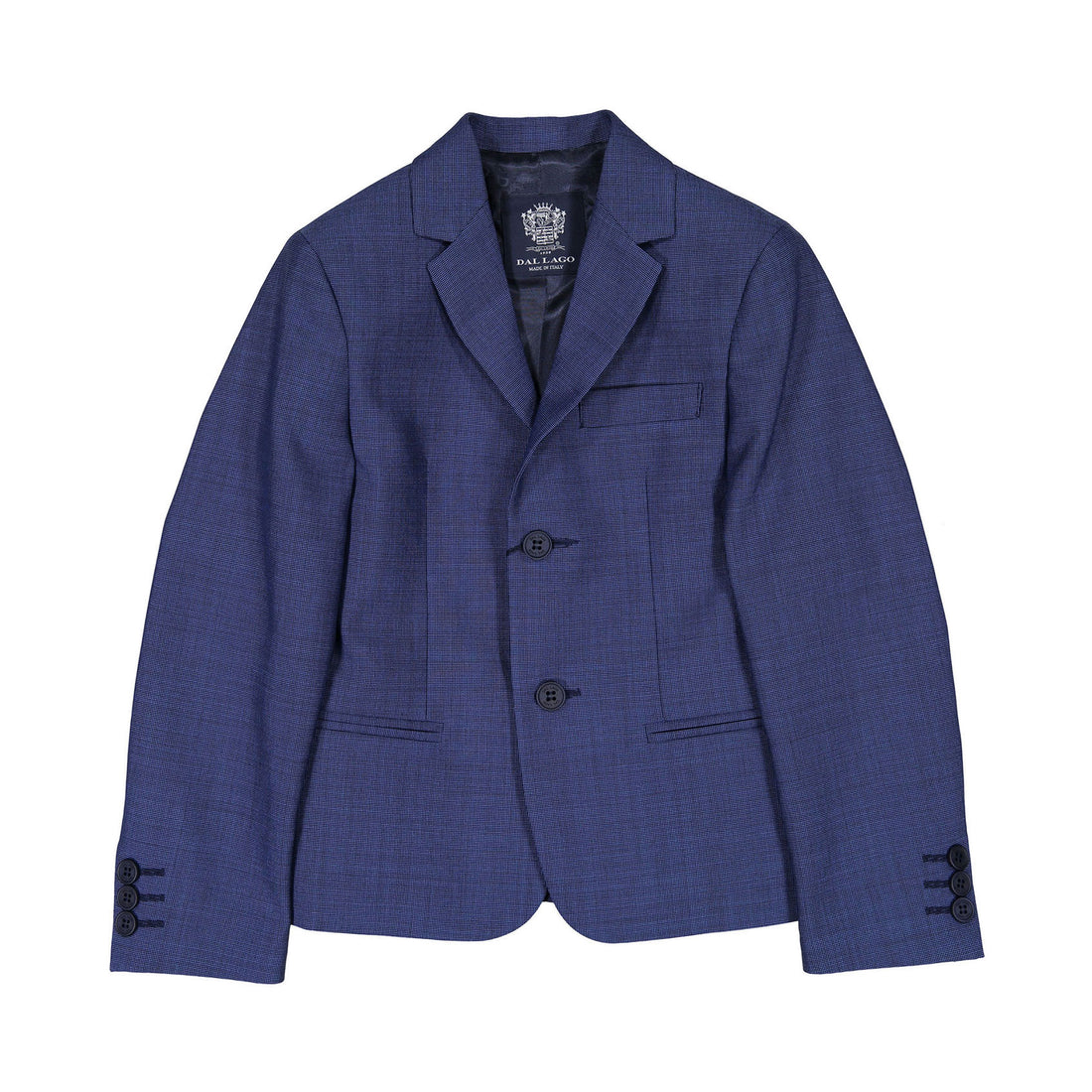 Dal Lago Navy Check Suit