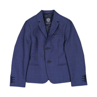 Dal Lago Navy Check Suit