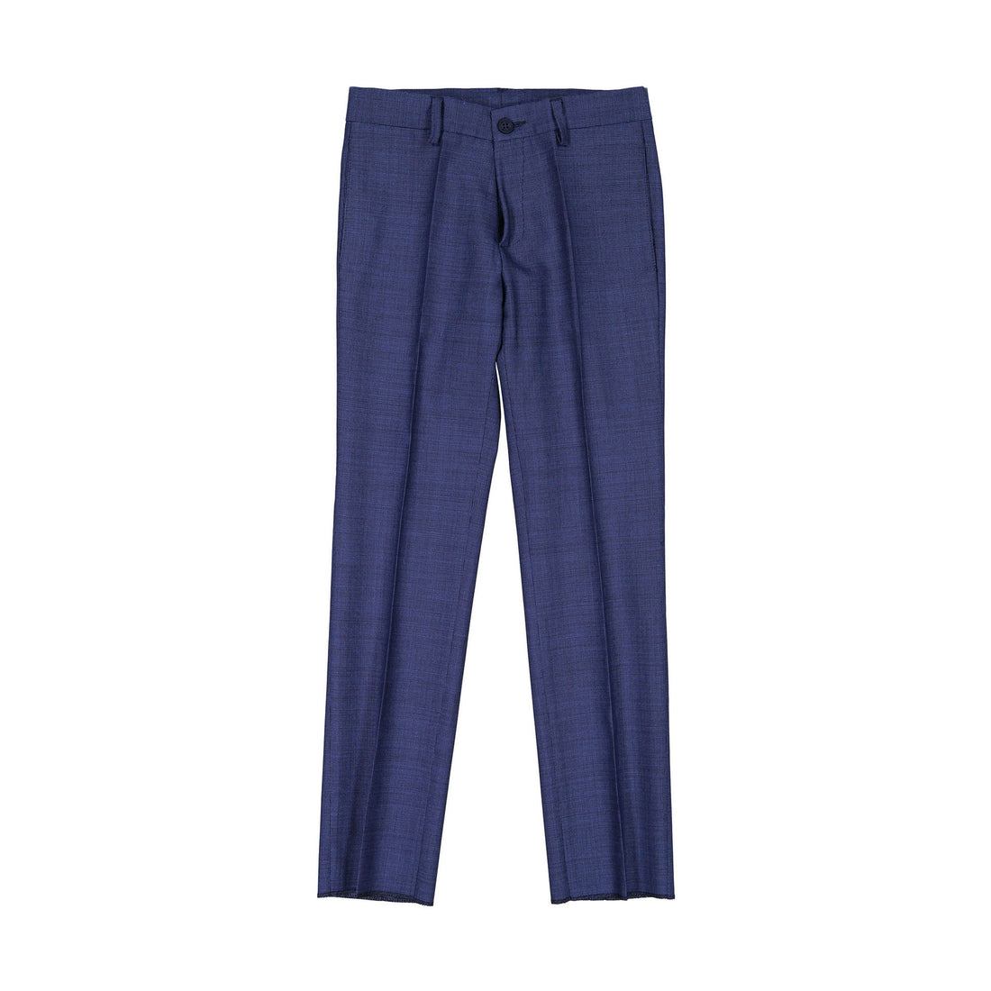 Dal Lago Navy Check Suit