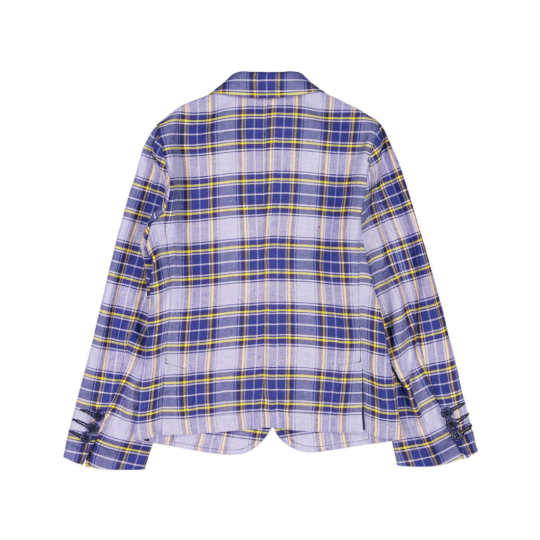 Dal Lago Navy Plaid Isaac Jacket