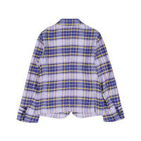 Dal Lago Navy Plaid Isaac Jacket