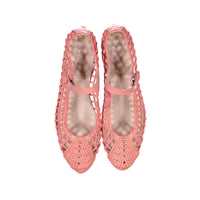Papanatas Salmon Openwork Mary Janes