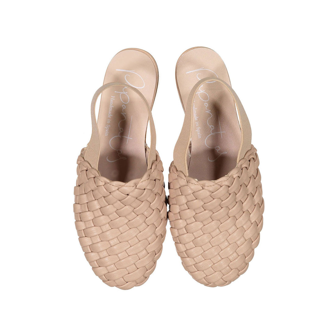 Papanatas Nude Braided Elastic Slipper