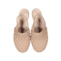 Papanatas Nude Braided Elastic Slipper