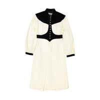 Batsheva Cream Moire Ashlyn Women's Dress