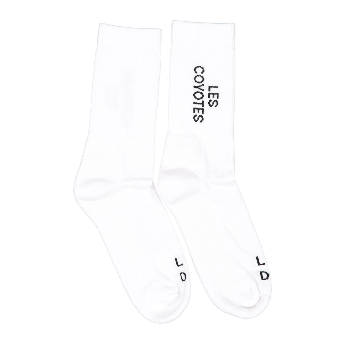 Les Coyotes De Paris White Edmee Logo Socks