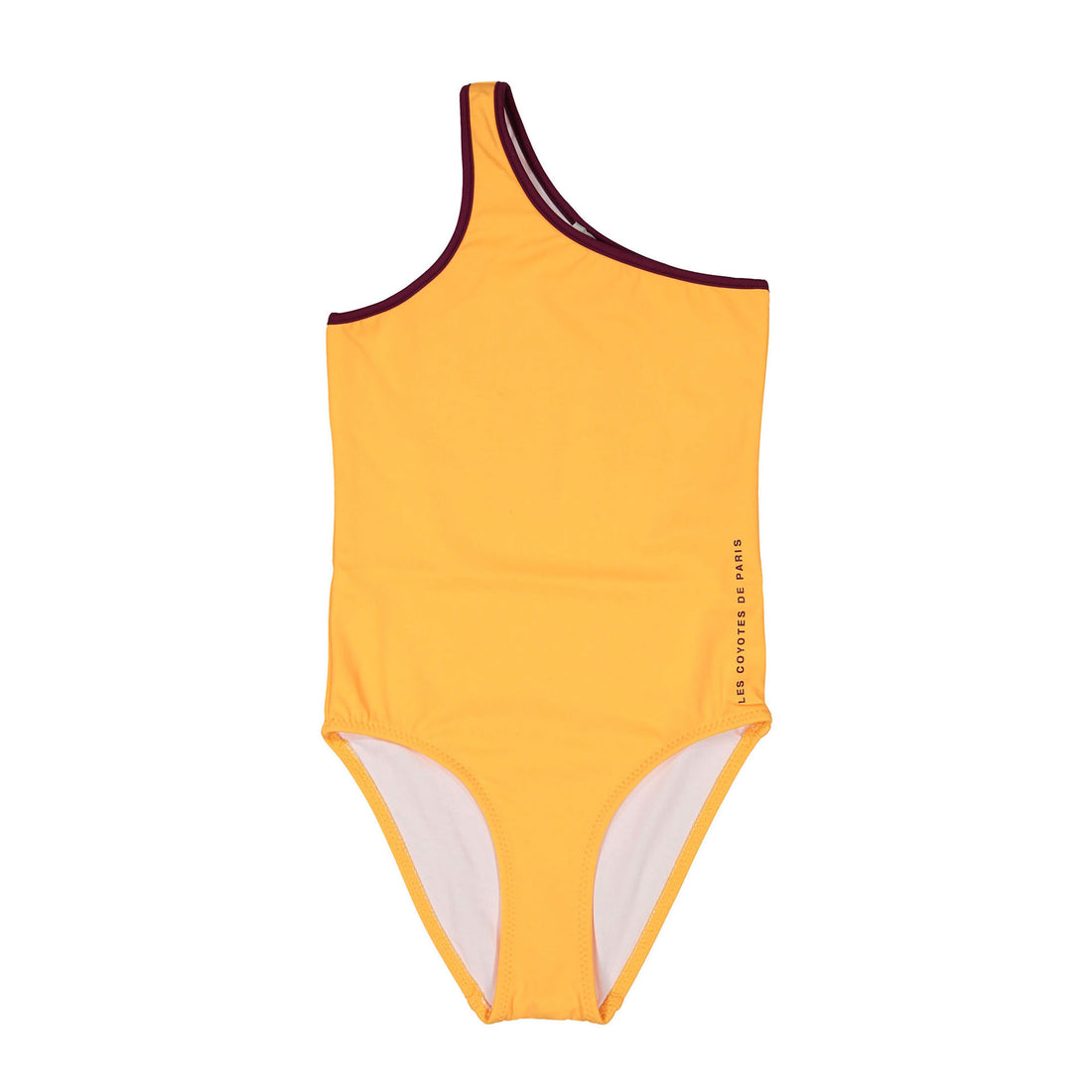 Les Coyotes De Paris Orange Asymmetrical Swimsuit