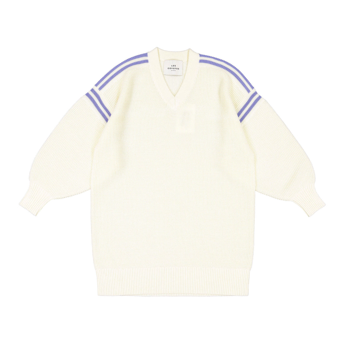 Les Coyotes De Paris Off White Knit Sweater Dress